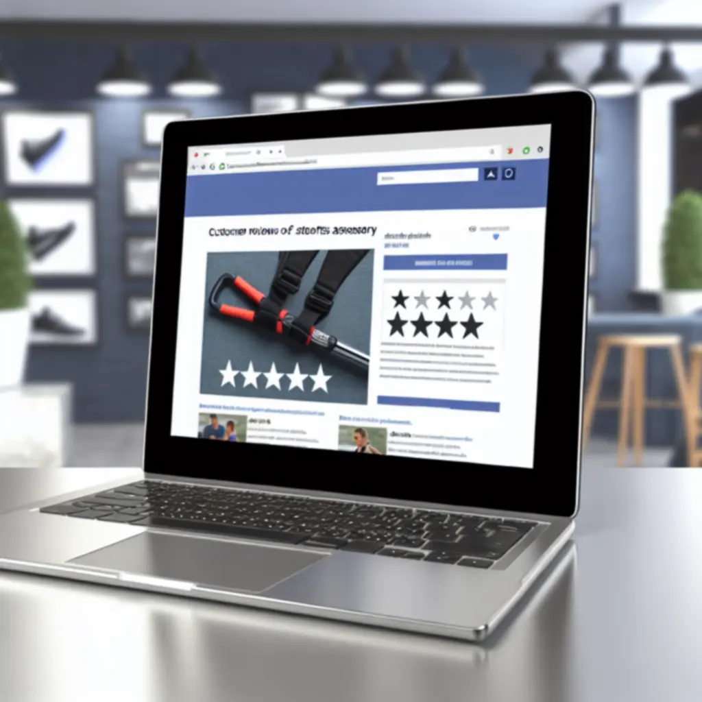 Sekcja ocen i recenzji klientów na stronie produktu SportEssent