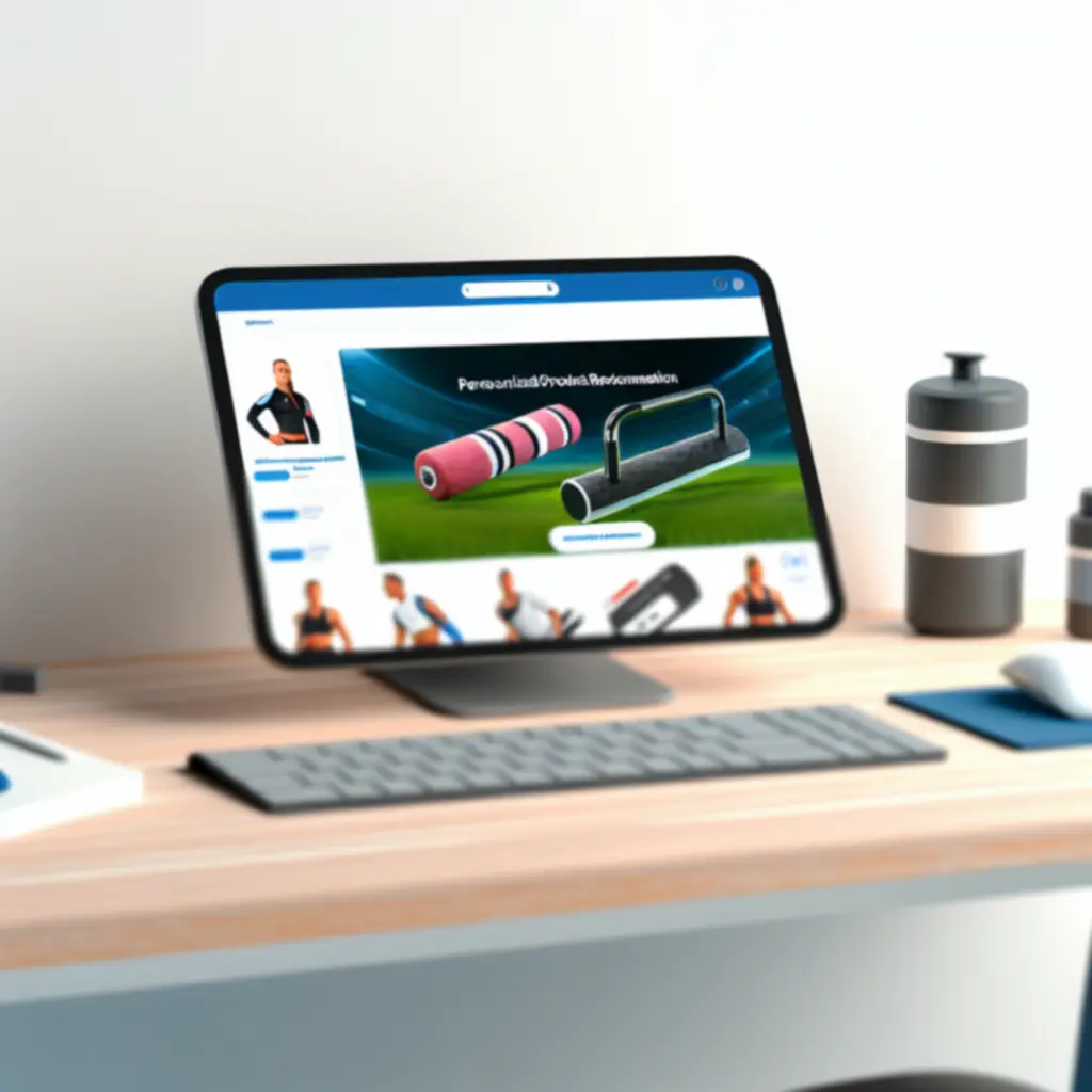 Przykład spersonalizowanych rekomendacji produktów sportowych na stronie SportEssent