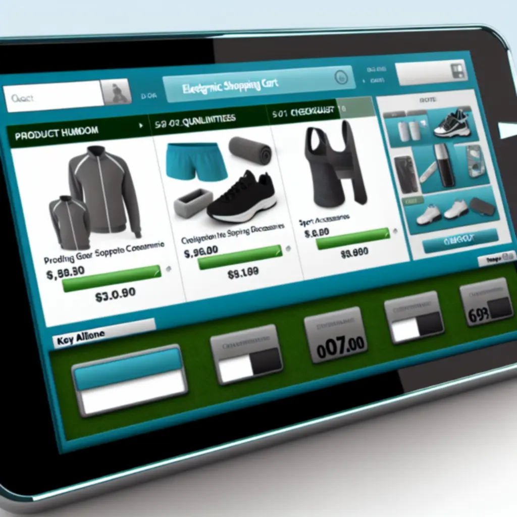 Przyjazny interfejs koszyka zakupowego SportEssent z podsumowaniem zamówienia